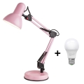 Brilagi - LED Stolní lampa ROMERO 1xE27/10W/230V růžová