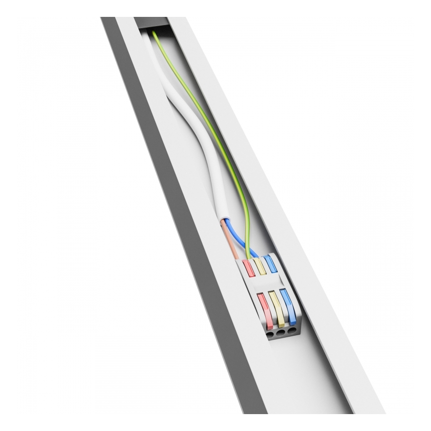 Brilagi - LED Stropní přisazené svítidlo FULLDAY LED/20/30/40W/230V 2700/4000/6000K 120 cm UGR19 bílá