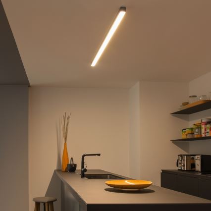 Brilagi - LED Stropní přisazené svítidlo FULLDAY LED/20/30/40W/230V 2700/4000/6000K 120 cm UGR19 černá