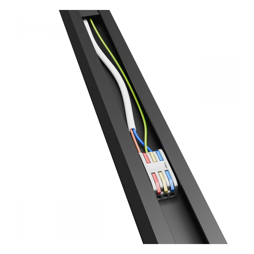 Brilagi - LED Stropní přisazené svítidlo FULLDAY LED/20/30/40W/230V 2700/4000/6000K 120 cm UGR19 černá