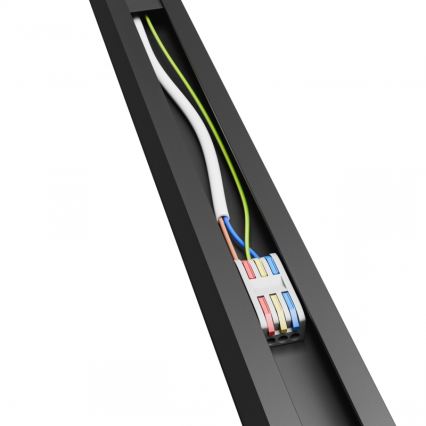 Brilagi - LED Stropní přisazené svítidlo FULLDAY LED/30/40/50W/230V 2700/4000/6000K 150 cm UGR19 černá