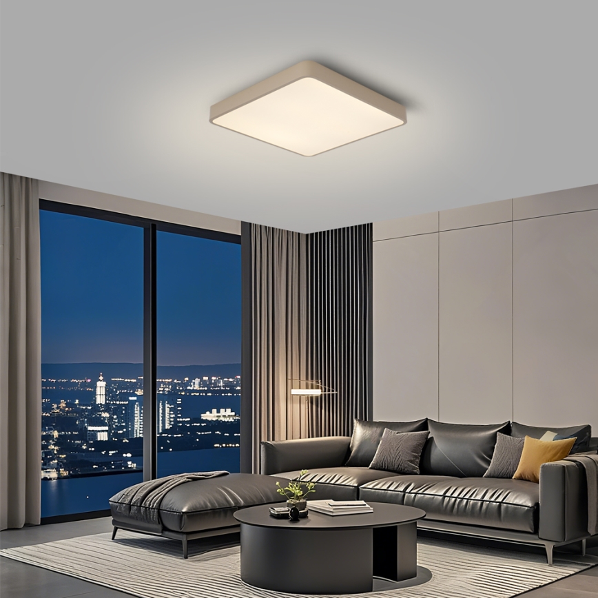 Brilagi - LED Stropní svítidlo POOL SQUARE LED/36W/230V 3000/4000/6000K 40x40 cm béžová