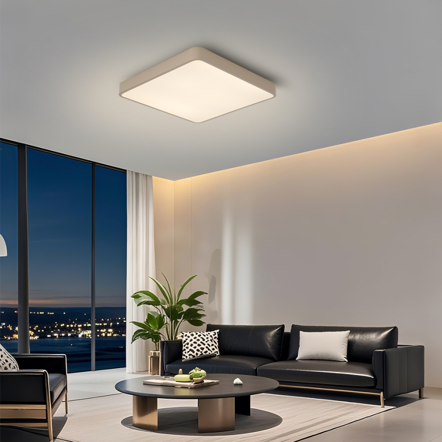 Brilagi - LED Stropní svítidlo POOL SQUARE LED/36W/230V 3000/4000/6000K 40x40 cm béžová