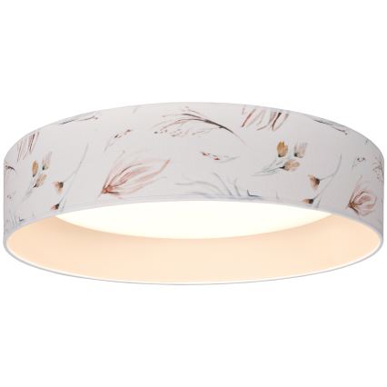 Brilagi - LED Stropní svítidlo VELVET SIMPLE LED/24W/230V 3000K pr. 45 cm bílá/květiny