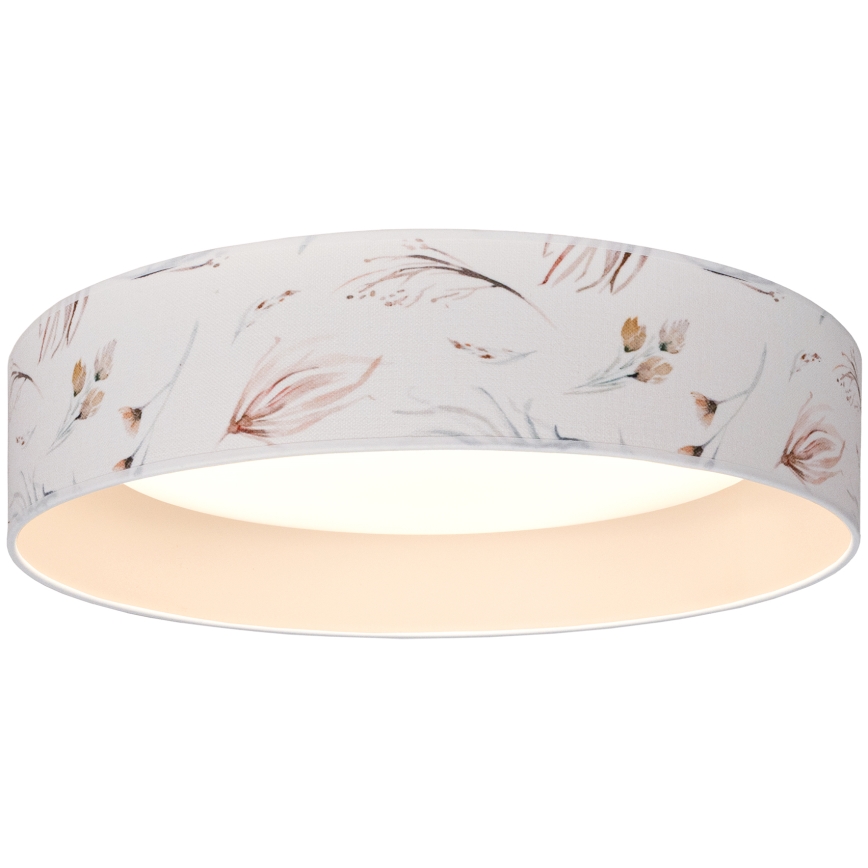 Brilagi - LED Stropní svítidlo VELVET SIMPLE LED/24W/230V 3000K pr. 45 cm bílá/květiny