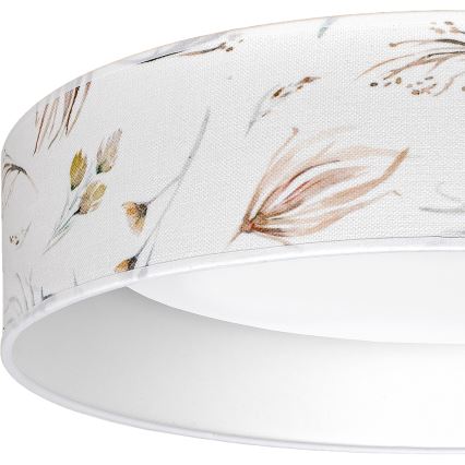 Brilagi - LED Stropní svítidlo VELVET SIMPLE LED/24W/230V 3000K pr. 45 cm bílá/květiny