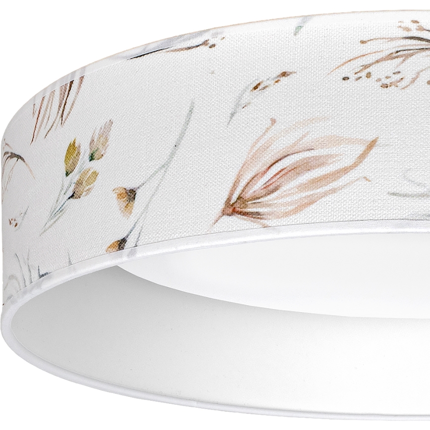 Brilagi - LED Stropní svítidlo VELVET SIMPLE LED/24W/230V 3000K pr. 45 cm bílá/květiny