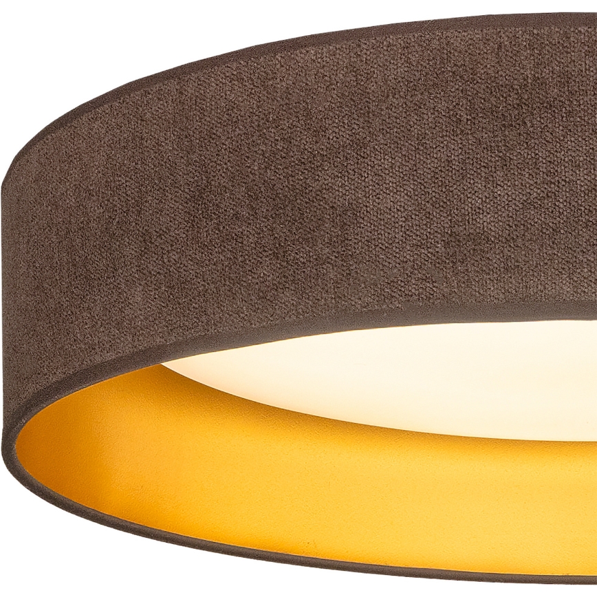 BRILAGI - LED Stropní svítidlo VELVET SIMPLE LED/24W/230V 3000K pr. 45 cm hnědá/zlatá