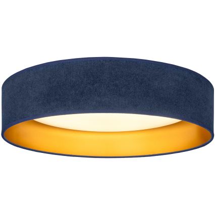 BRILAGI - LED Stropní svítidlo VELVET SIMPLE LED/24W/230V 3000K pr. 45 cm modrá/zlatá