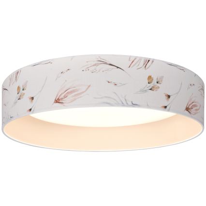 BRILAGI - LED Stropní svítidlo VELVET SIMPLE LED/36W/230V 3000K pr. 55 cm bílá/květiny