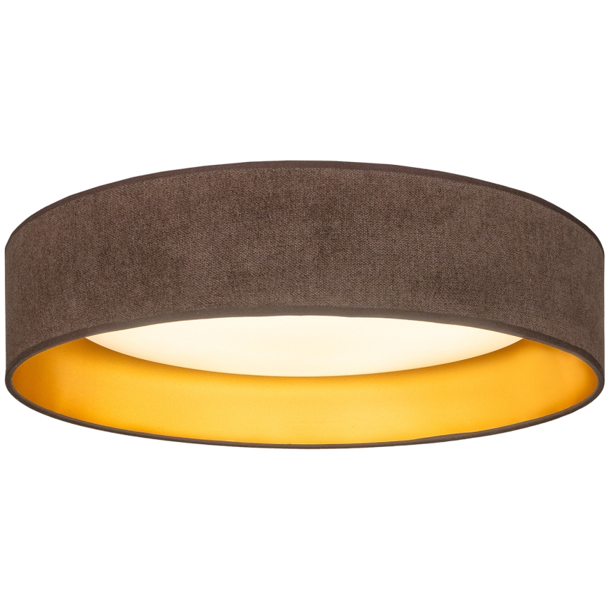BRILAGI - LED Stropní svítidlo VELVET SIMPLE LED/36W/230V 3000K pr. 55 cm hnědá/zlatá