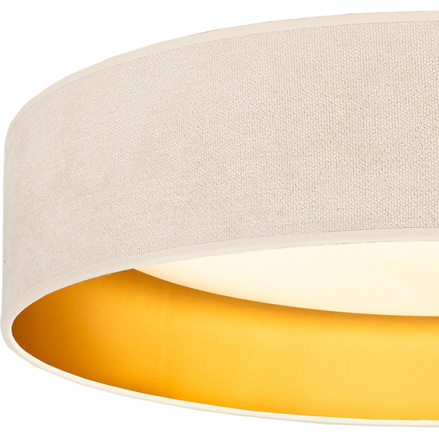 BRILAGI - LED Stropní svítidlo VELVET SIMPLE LED/36W/230V 3000K pr. 55 cm krémová/zlatá