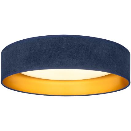 BRILAGI - LED Stropní svítidlo VELVET SIMPLE LED/36W/230V 3000K pr. 55 cm modrá/zlatá