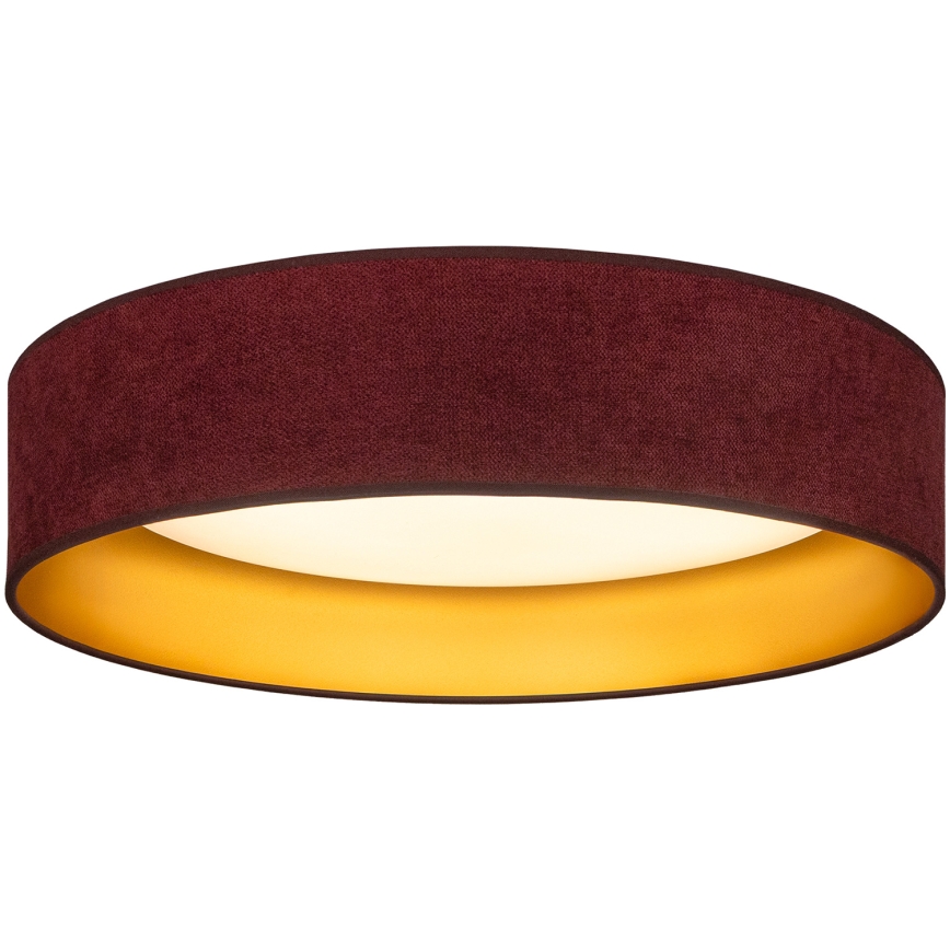 BRILAGI - LED Stropní svítidlo VELVET SIMPLE LED/36W/230V 3000K pr. 55 cm vínová/zlatá