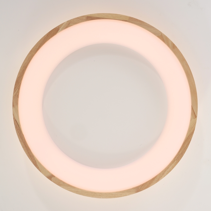Brilagi - LED Stropní svítidlo FALCON WOOD LED/40W/230V 3000/4000/6000K pr. 60 cm dřevo