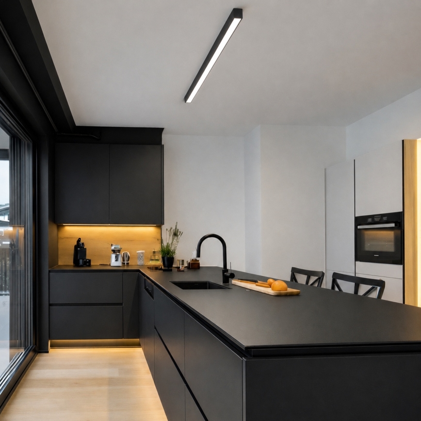 Brilagi - LED Stropní přisazené závěsné svítidlo SYNODICO LED/30W/230V 4000K antracit