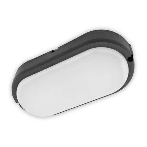 Brilagi - LED Stropní průmyslové svítidlo SIMA LED/12W/230V IP65 černá