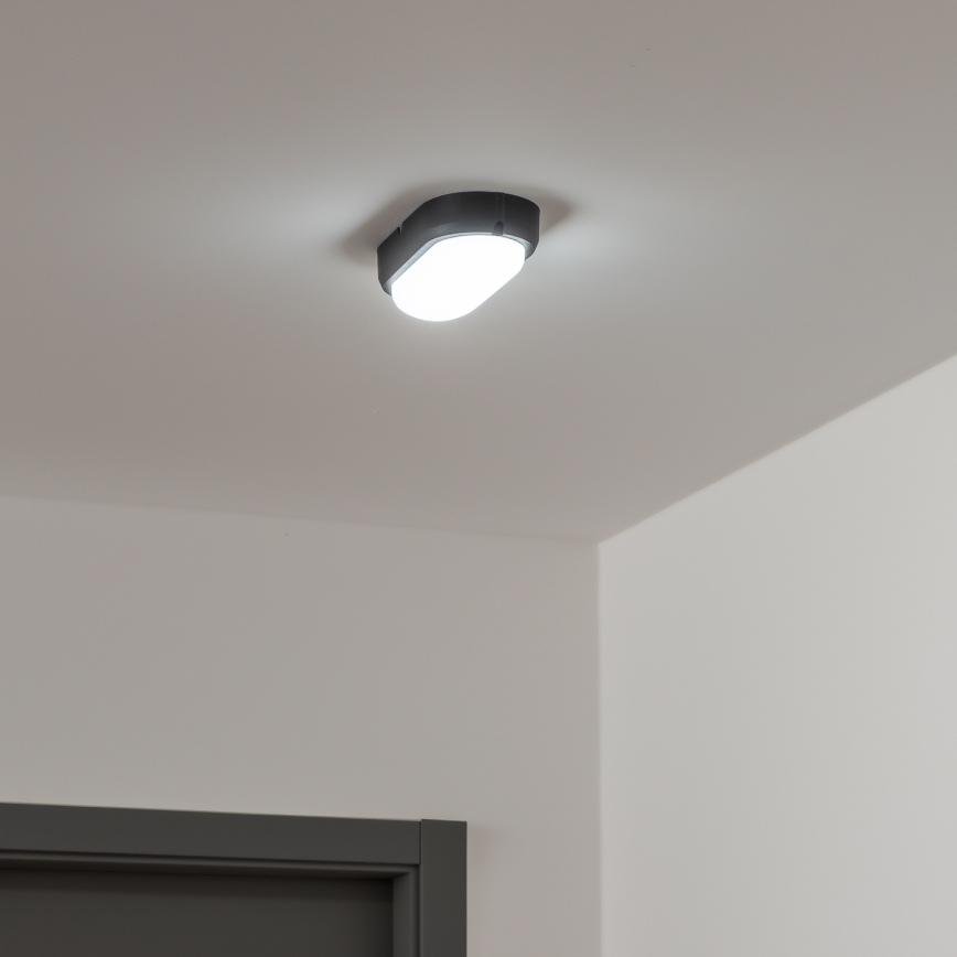 Brilagi - LED Stropní průmyslové svítidlo SIMA LED/12W/230V IP65 černá
