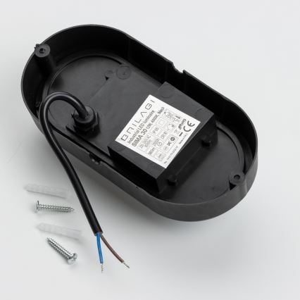 Brilagi - LED Stropní průmyslové svítidlo SIMA LED/12W/230V IP65 černá