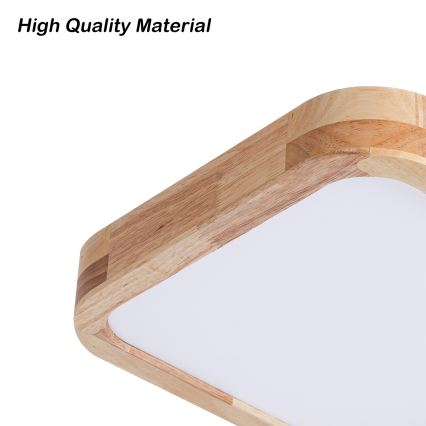 BRILAGI - LED Stropní svítidlo WOODLINE SQUARE LED/32W/230V 3000/4000/6000K dub 30x30 cm