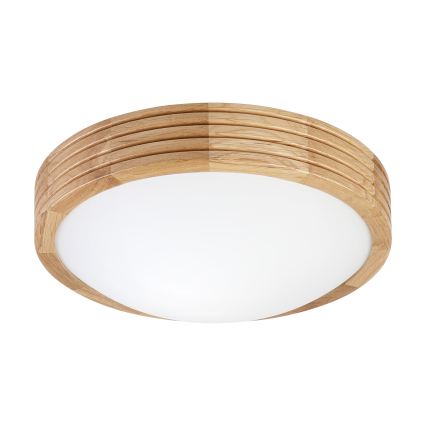 Brilagi - LED Stropní svítidlo CARVALHO MODERN SLIM 1xE27/60W/230V pr. 27,5 cm dub