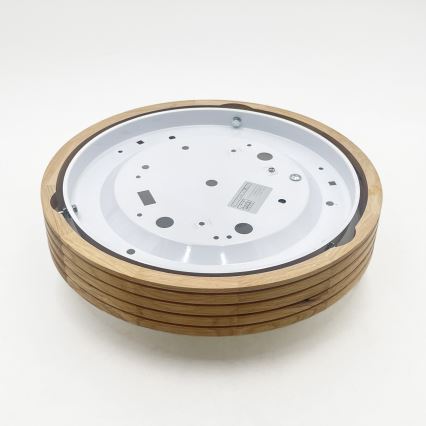 Brilagi - LED Stropní svítidlo CARVALHO MODERN SLIM 1xE27/60W/230V pr. 27,5 cm dub