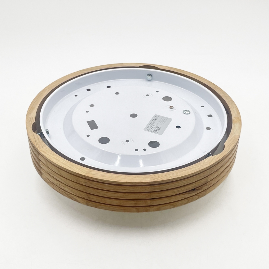 Brilagi - LED Stropní svítidlo CARVALHO MODERN SLIM 1xE27/60W/230V pr. 27,5 cm dub