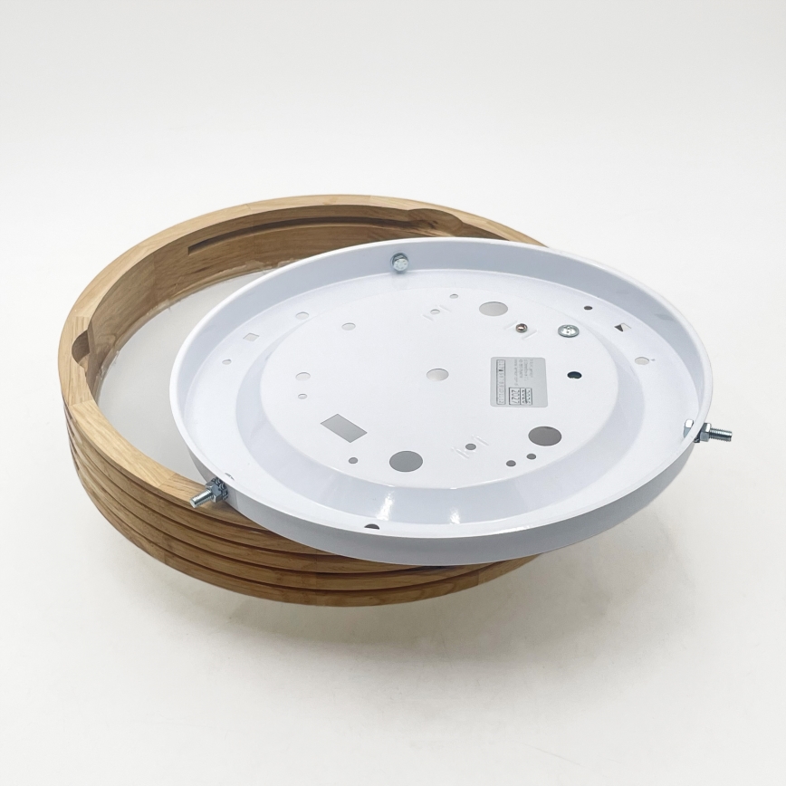 Brilagi - LED Stropní svítidlo CARVALHO MODERN SLIM 1xE27/60W/230V pr. 27,5 cm dub