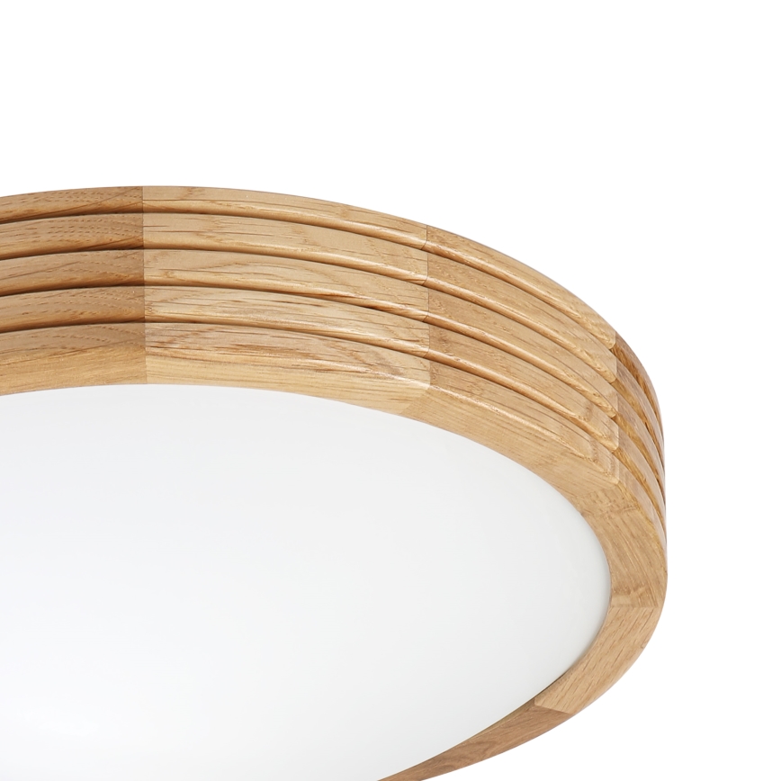 Brilagi - LED Stropní svítidlo CARVALHO MODERN SLIM 1xE27/60W/230V pr. 27,5 cm dub