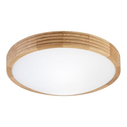Brilagi - LED Stropní svítidlo CARVALHO MODERN SLIM 2xE27/60W/230V pr. 37,5 cm dub