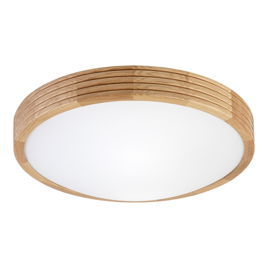 Brilagi - LED Stropní svítidlo CARVALHO MODERN SLIM 2xE27/60W/230V pr. 37,5 cm dub