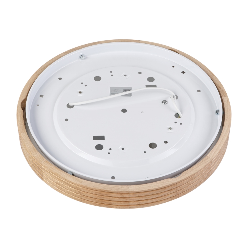 Brilagi - LED Stropní svítidlo CARVALHO MODERN SLIM 2xE27/60W/230V pr. 37,5 cm dub