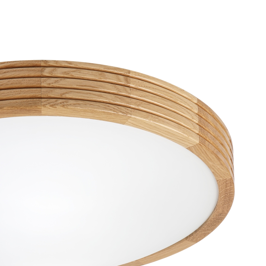 Brilagi - LED Stropní svítidlo CARVALHO MODERN SLIM 2xE27/60W/230V pr. 37,5 cm dub