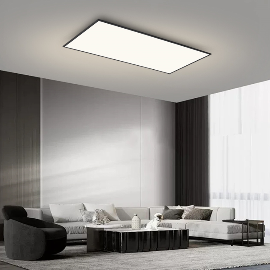 Brilagi - LED Stropní svítidlo SLIMFRAME LED/80W/230V 120x60 cm 3000/4000/6000K černá