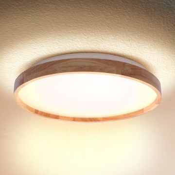 Brilagi - LED Stropní svítidlo ALSON LED/24W/230V pr. 29,5 cm dub