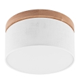 Brilagi - LED Stropní svítidlo BELLADONNA 1xE27/15W/230V pr. 30 cm bílá/dub