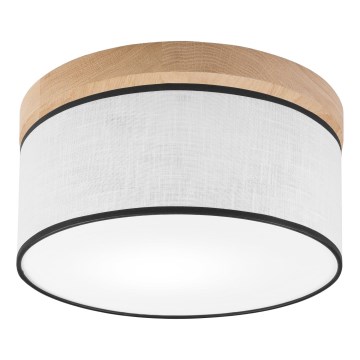 Brilagi - LED Stropní svítidlo BELLADONNA 1xE27/15W/230V pr. 30 cm bílá/dub