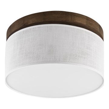 Brilagi - LED Stropní svítidlo BELLADONNA 1xE27/15W/230V pr. 30 cm bílá/dub ořech