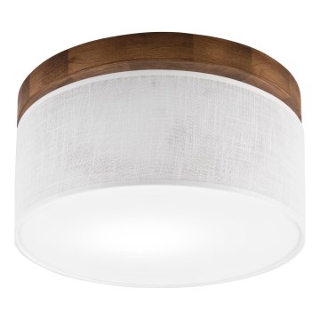 Brilagi - LED Stropní svítidlo BELLADONNA 1xE27/15W/230V pr. 30 cm bílá/dub třešeň