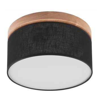 Brilagi - LED Stropní svítidlo BELLADONNA 1xE27/15W/230V pr. 30 cm černá/dub