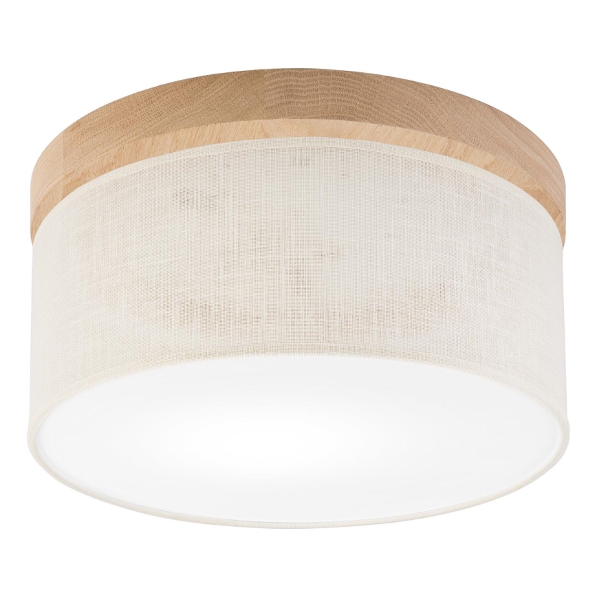 Brilagi - LED Stropní svítidlo BELLADONNA 1xE27/15W/230V pr. 30 cm krémová/dub