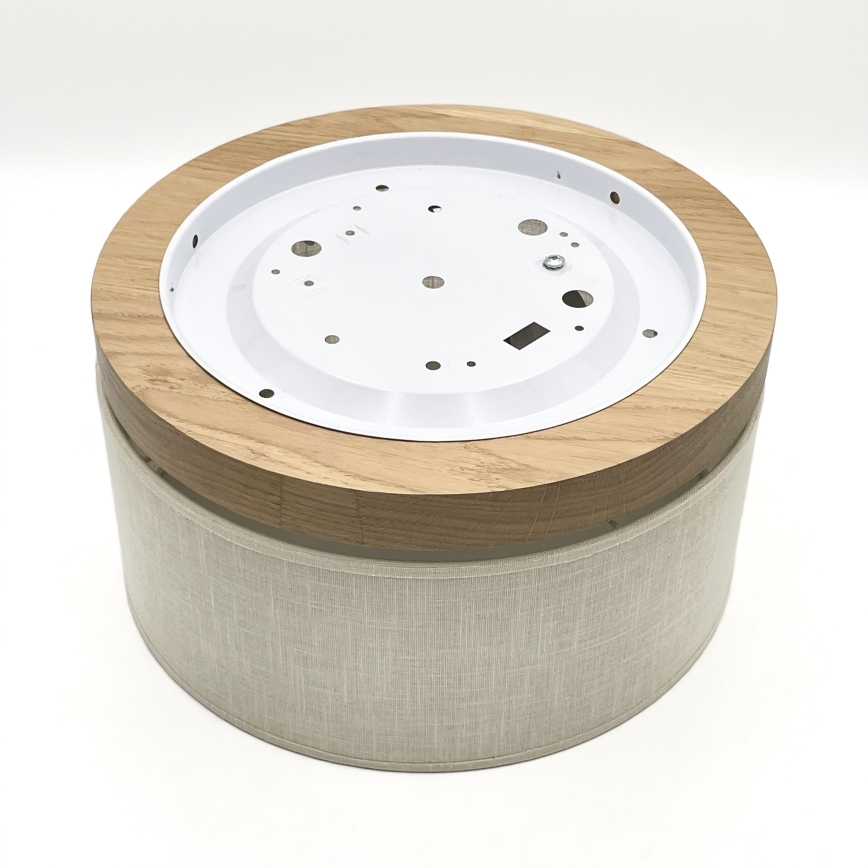 Brilagi - LED Stropní svítidlo BELLADONNA 1xE27/15W/230V pr. 30 cm krémová/dub