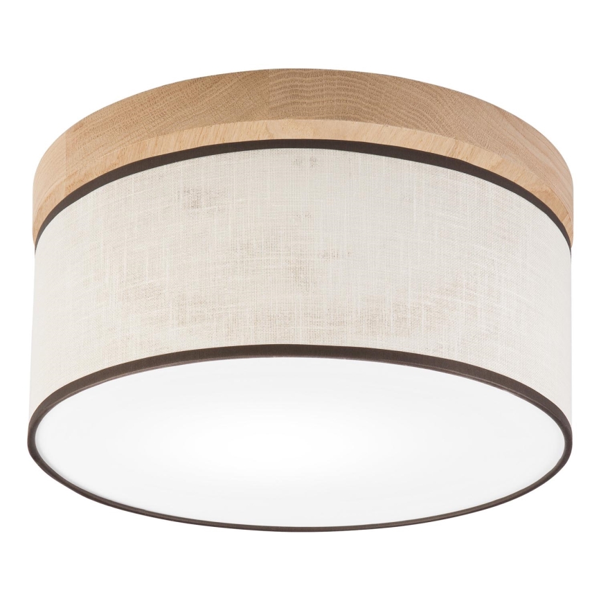 Brilagi - LED Stropní svítidlo BELLADONNA 1xE27/15W/230V pr. 30 cm krémová/dub