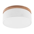 Brilagi - LED Stropní svítidlo BELLADONNA 2xE27/15W/230V pr. 40 cm bílá/dub
