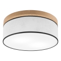Brilagi - LED Stropní svítidlo BELLADONNA 2xE27/15W/230V pr. 40 cm bílá/dub
