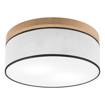 Brilagi - LED Stropní svítidlo BELLADONNA 2xE27/15W/230V pr. 40 cm bílá/dub