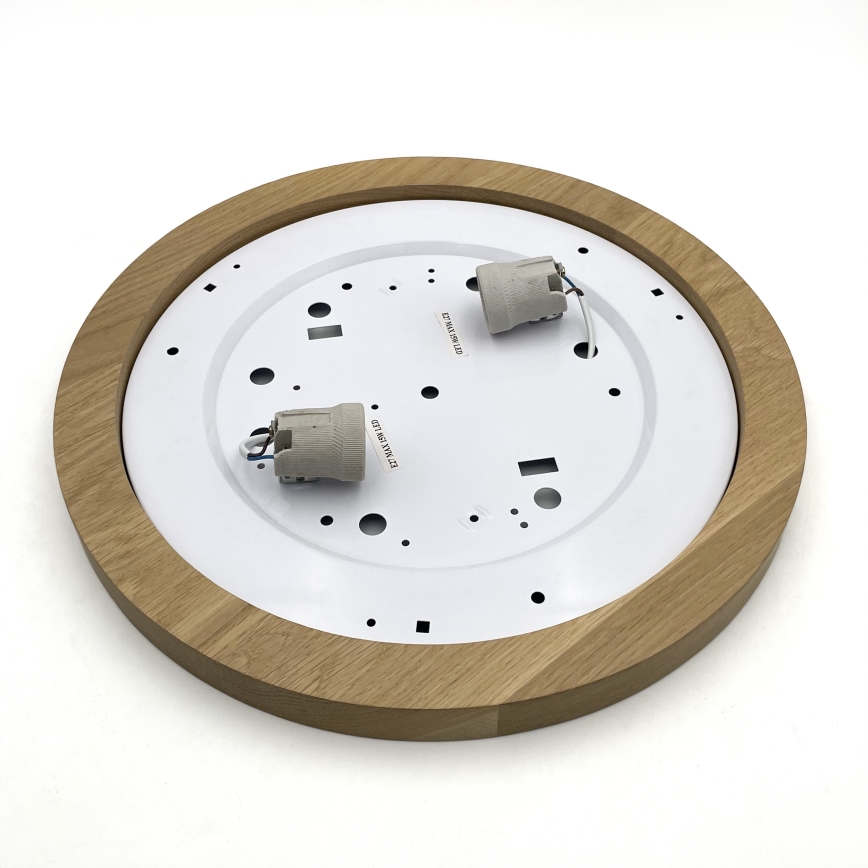 Brilagi - LED Stropní svítidlo BELLADONNA 2xE27/15W/230V pr. 40 cm bílá/dub