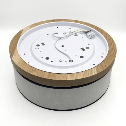 Brilagi - LED Stropní svítidlo BELLADONNA 2xE27/15W/230V pr. 40 cm bílá/dub