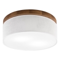 Brilagi - LED Stropní svítidlo BELLADONNA 2xE27/15W/230V pr. 40 cm bílá/dub třešeň