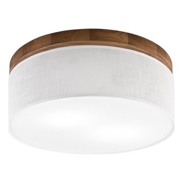 Brilagi - LED Stropní svítidlo BELLADONNA 2xE27/15W/230V pr. 40 cm bílá/dub třešeň